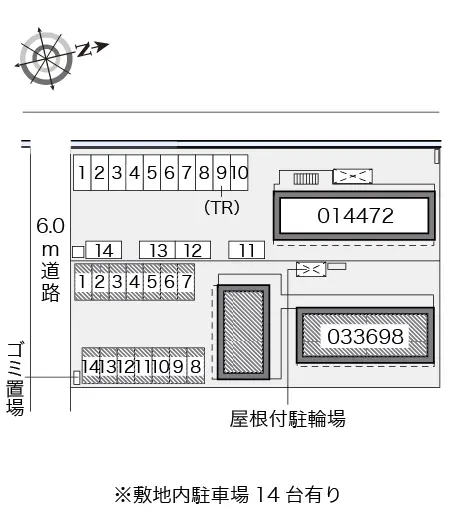 ★手数料０円★小牧市西之島　月極駐車場（LP）